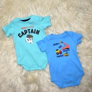 4 onesie Newborn Boy - Little Wonders